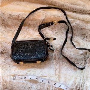 Compact leather wallet with long strip!